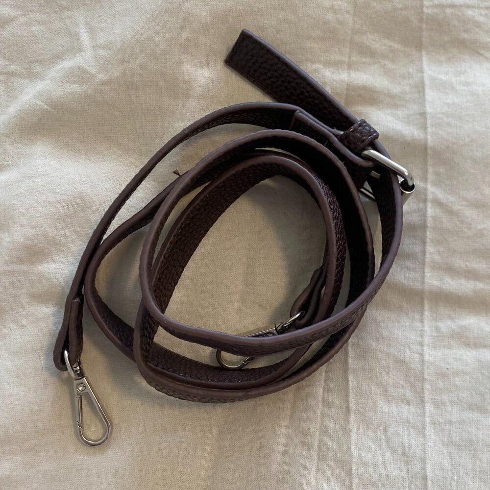 Dark Brown Faux Leather Adjustable Shoulder‎ Bag Replacement Strap